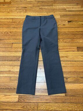 White House Black Market Women’s Slim Trouser Pants Size 8 Gray Comfort Stretch